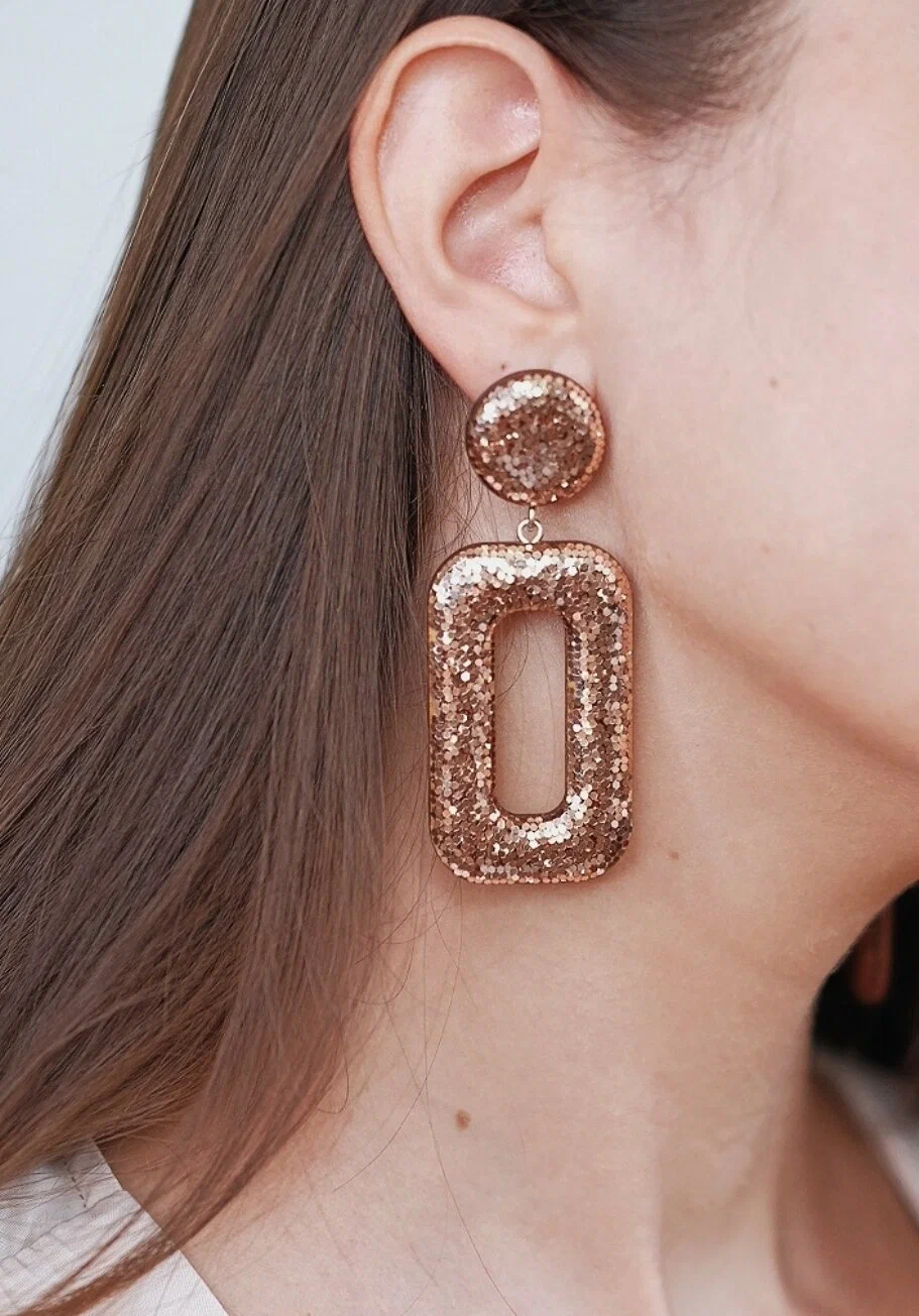 

Серьги из дерева Слонвиш 9577, эпоксидная смола, 9577