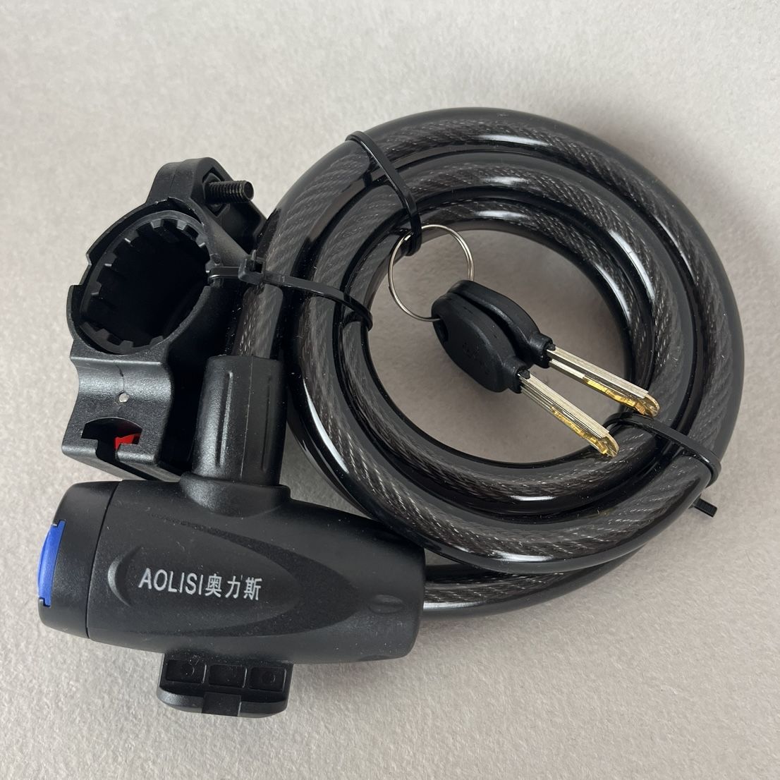 

Велозамок turaid aolisi, длина троса 120 см, Черный, aolisi