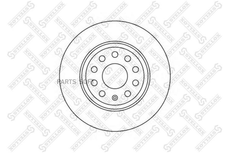 Диск тормозной задний STELLOX 6020-47116-SX