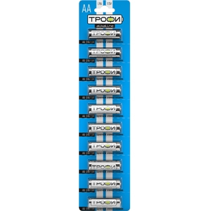 Набор из 10 шт, LR6-10BL strip Батарейки_04 напр Трофи LR6-10BL strip C0034054