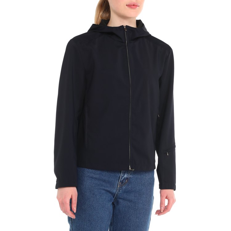 

Ветровка женская Maison David MLY23-101W синяя 2XL, Синий, MLY23-101W