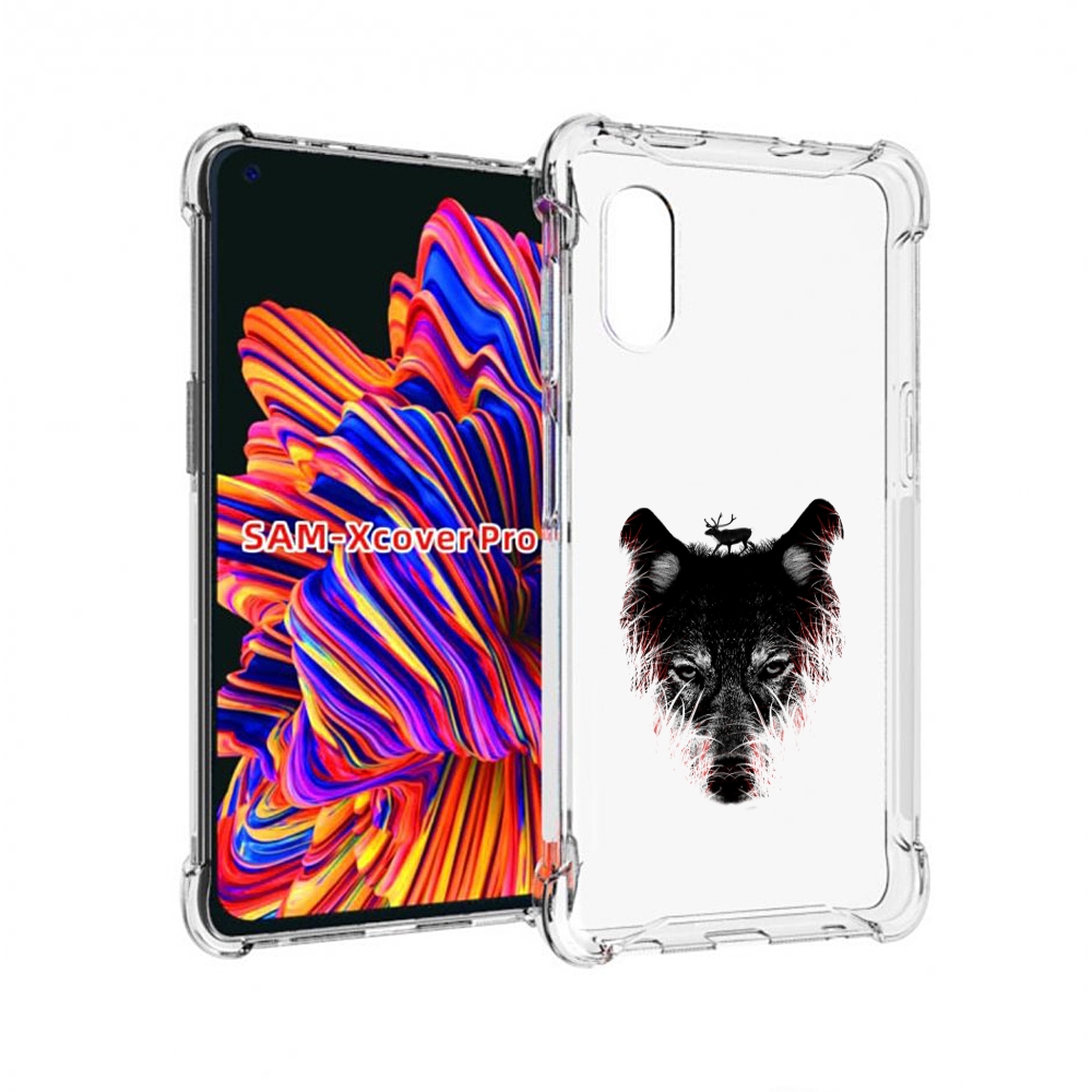

Чехол MyPads волк в траве для Samsung Galaxy Xcover Pro 1, Прозрачный, Tocco