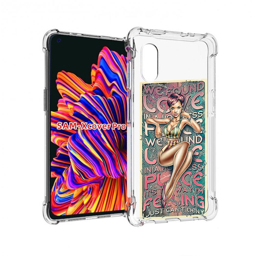 Чехол MyPads постер-рианна для Samsung Galaxy Xcover Pro 1