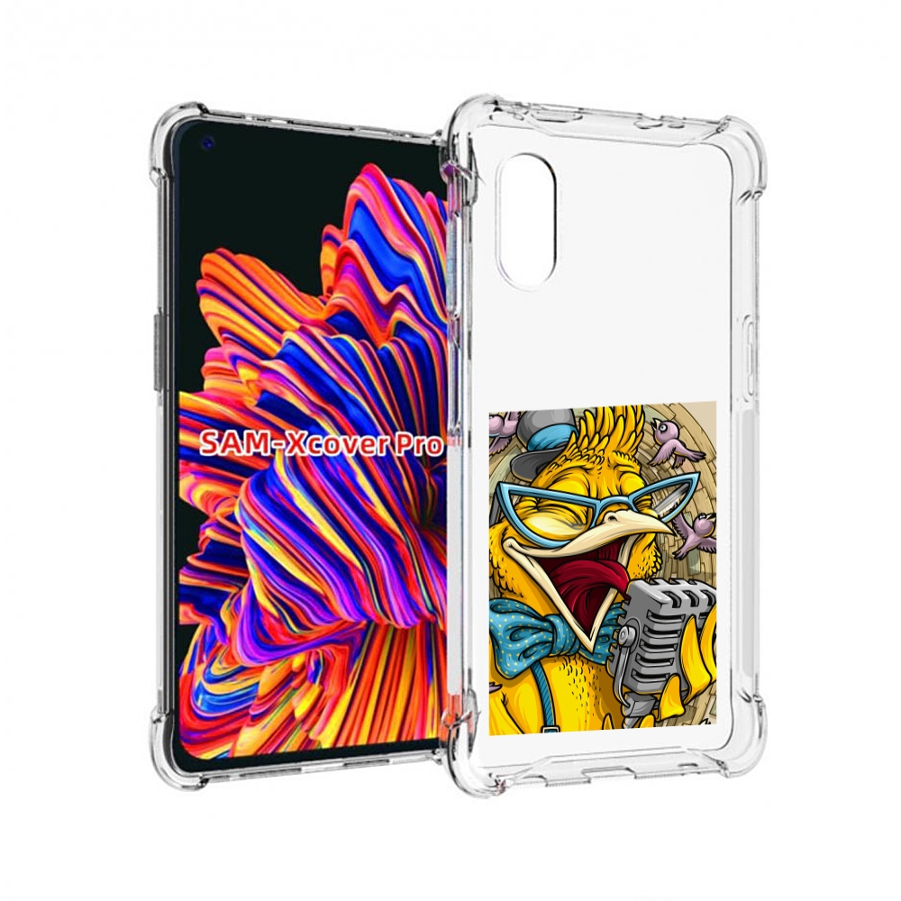 

Чехол MyPads поющая птичка для Samsung Galaxy Xcover Pro 1, Прозрачный, Tocco