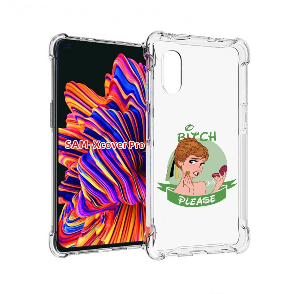 

Чехол MyPads принцесса-Анна женский для Samsung Galaxy Xcover Pro 1, Прозрачный, Tocco