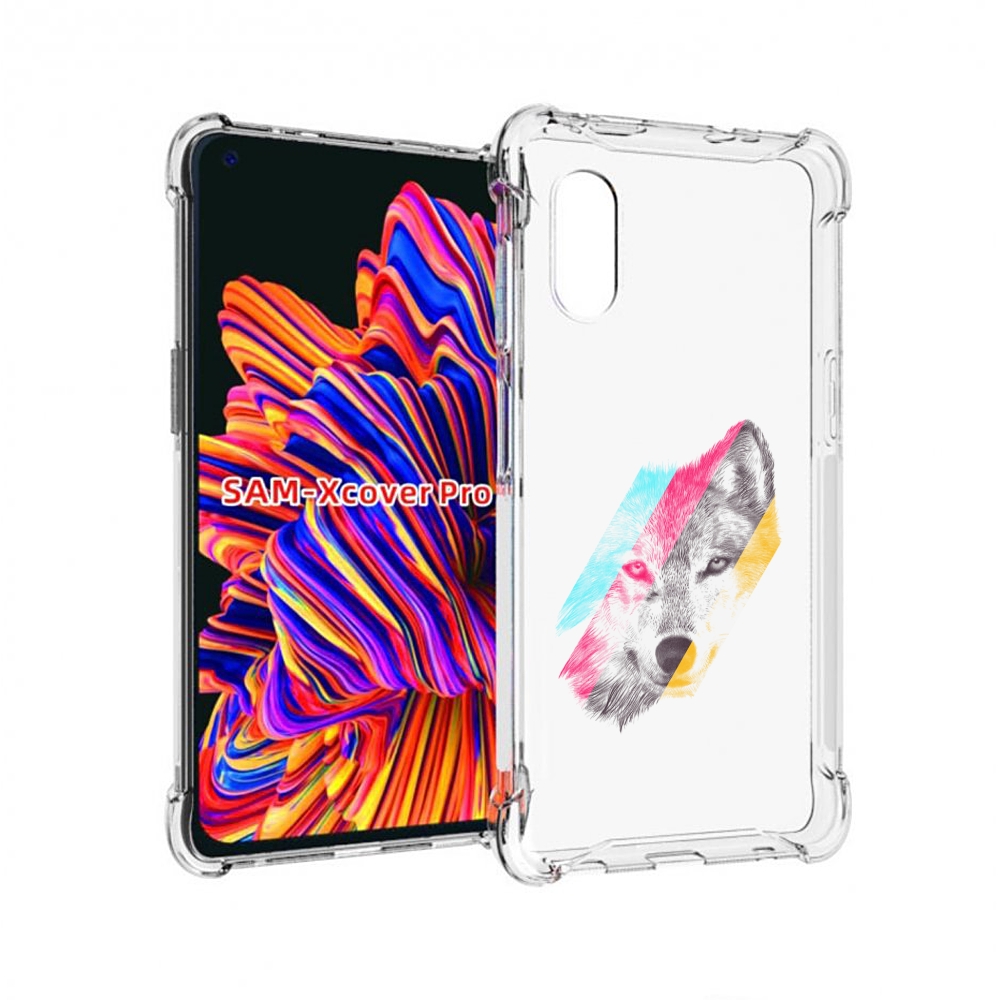 

Чехол MyPads волк градиент для Samsung Galaxy Xcover Pro 1, Прозрачный, Tocco