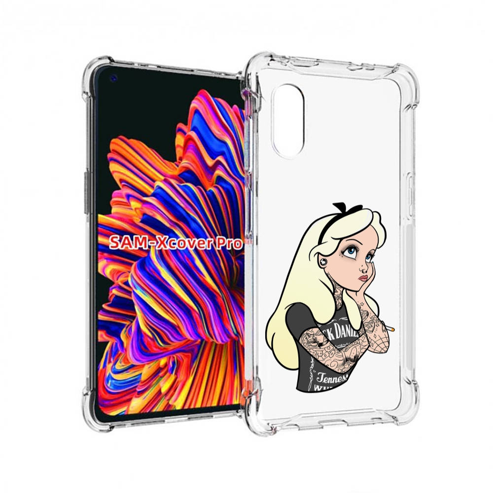 

Чехол MyPads принцесса-в-татуировках женский для Samsung Galaxy Xcover Pro 1, Прозрачный, Tocco