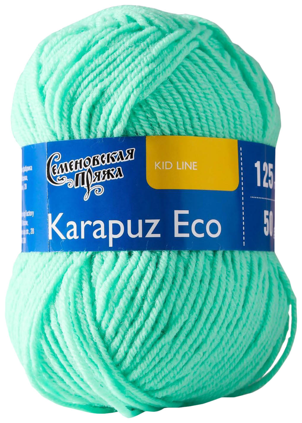 

Пряжа Семеновская Karapuz Eco (899), весна 5 шт. по 50 г, Зеленый
