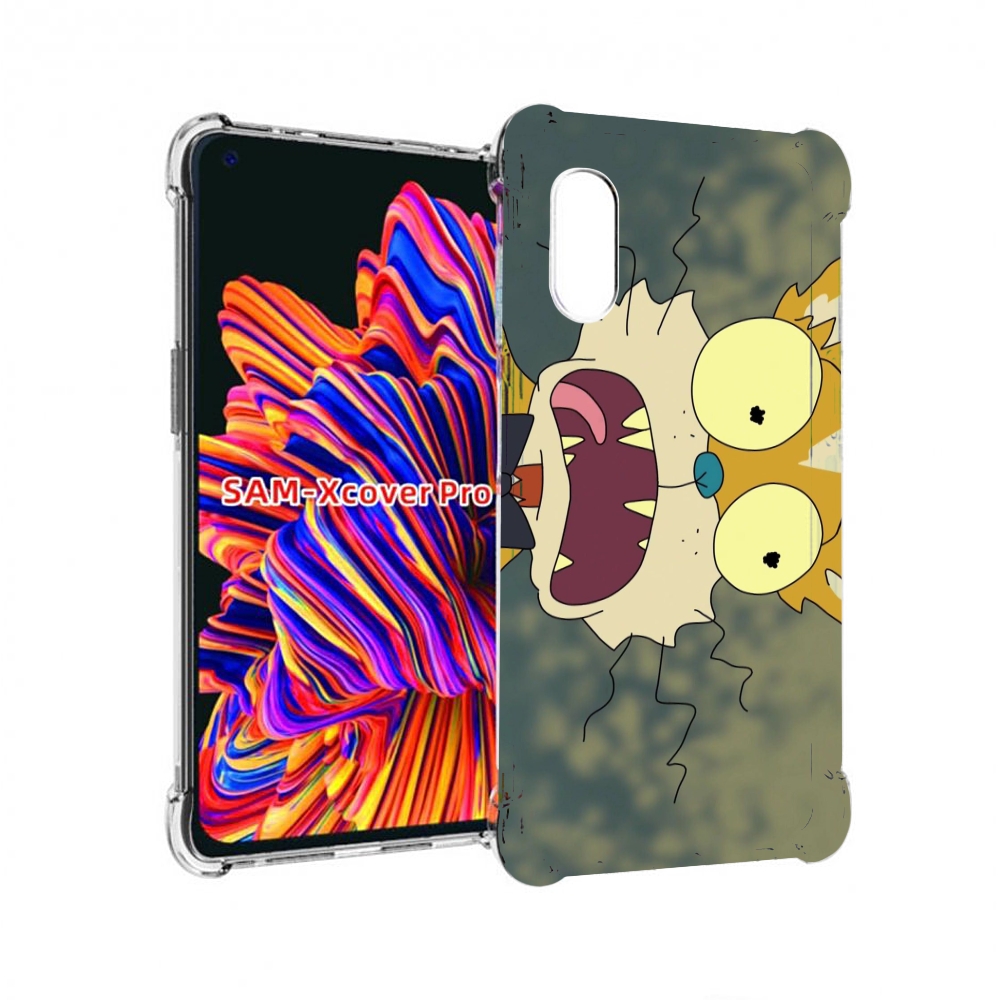 

Чехол MyPads пугливый кот для Samsung Galaxy Xcover Pro 1, Прозрачный, Tocco