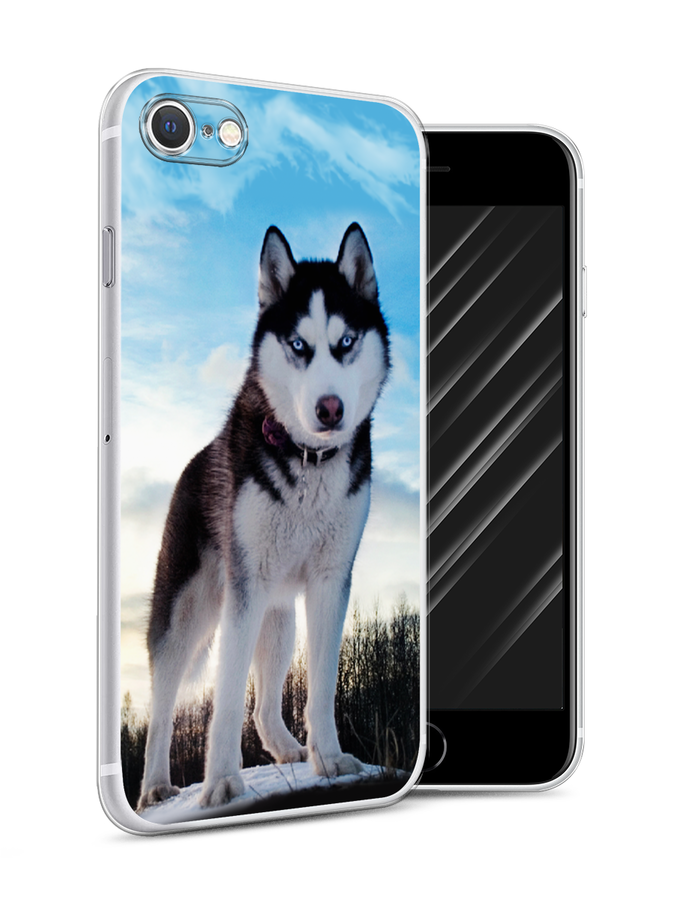 

Чехол Awog на Apple iPhone 7 / Айфон 7 "Хаски 3", Разноцветный, 10650-1