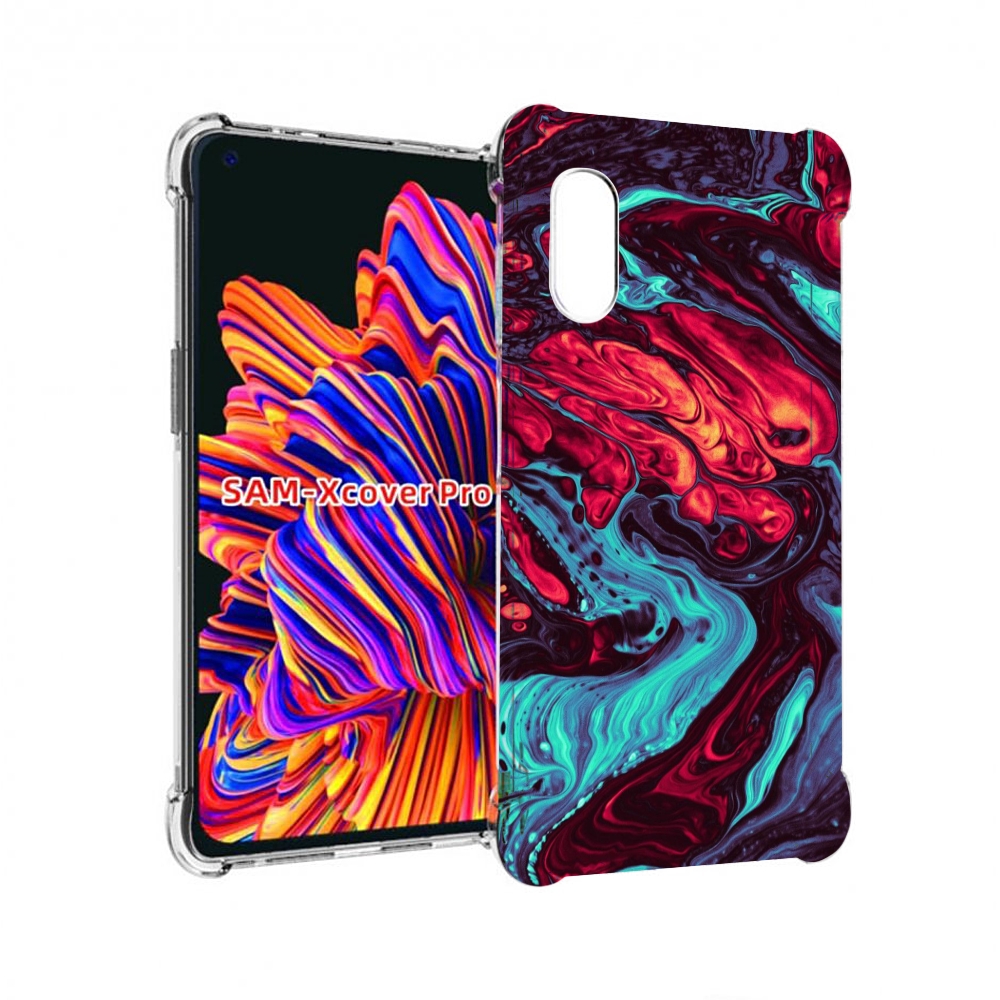 

Чехол MyPads разбавленная краска для Samsung Galaxy Xcover Pro 1, Прозрачный, Tocco