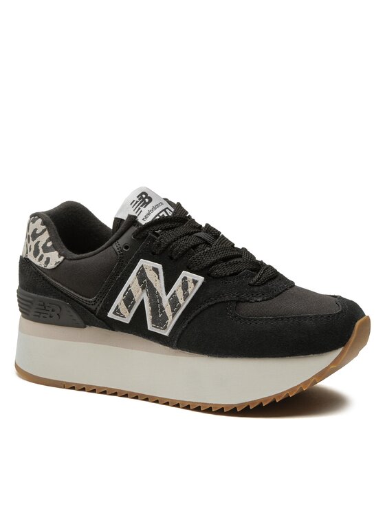 Кроссовки женские WL574ZDA New Balance Черный 415 EU 23799₽