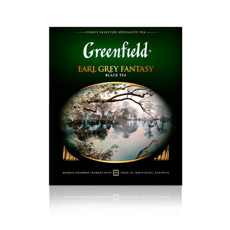

Чай Greenfield Earl Grey Fantasy черный ароматизированный, 100 пак, 0584-09
