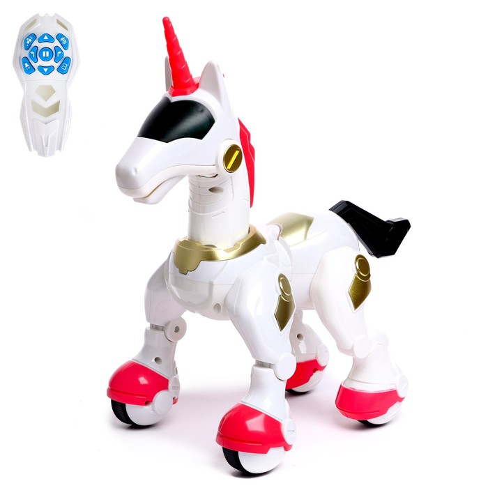 

Робот Музыкальный единорог, с дистанционным управлением, русское озвучивание, цвет розов