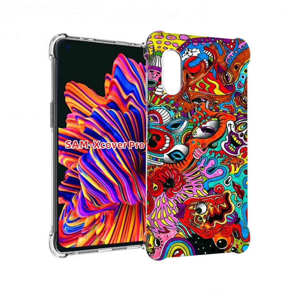 

Чехол MyPads разные абстракции яркие для Samsung Galaxy Xcover Pro 1, Прозрачный, Tocco