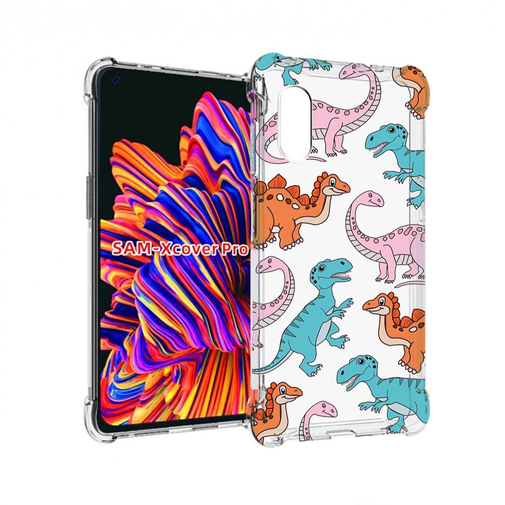 

Чехол MyPads разные-динозаврики для Samsung Galaxy Xcover Pro 1, Прозрачный, Tocco