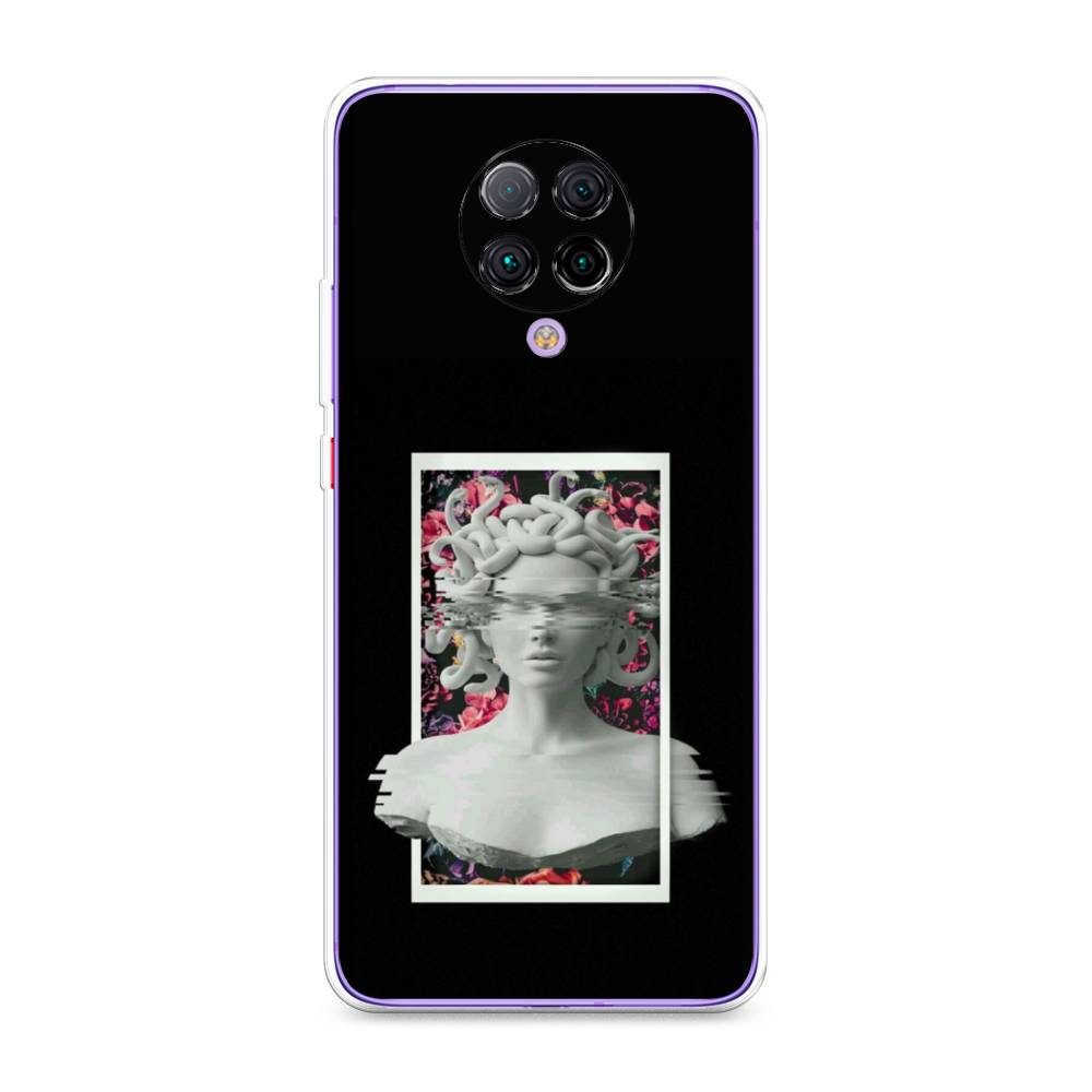 

Чехол на Xiaomi Redmi K30 Pro/Poco F2 Pro "Web Punk Медуза Горгона", Черный;серый, 38850-6