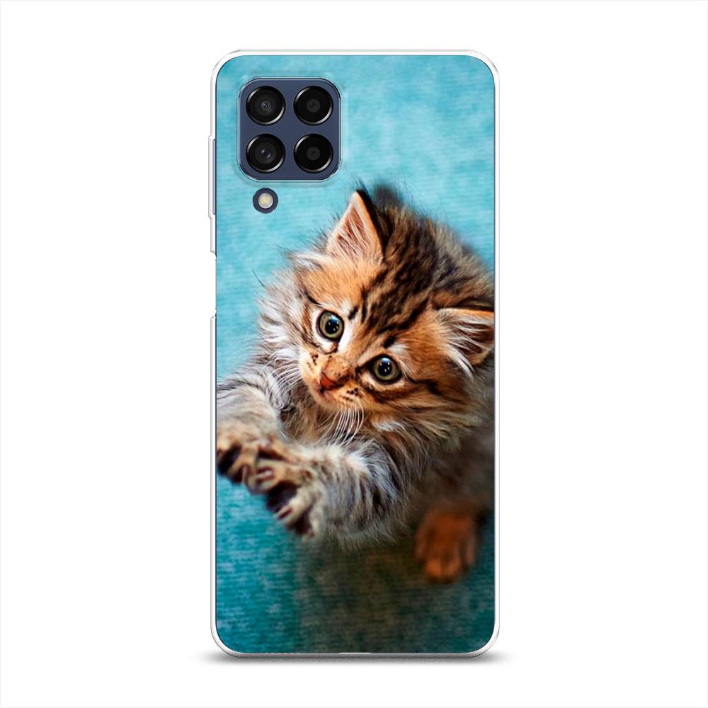 

Чехол Awog на Samsung Galaxy M53 / Самсунг M53 "Котенок просит есть", Разноцветный, 2105850-2