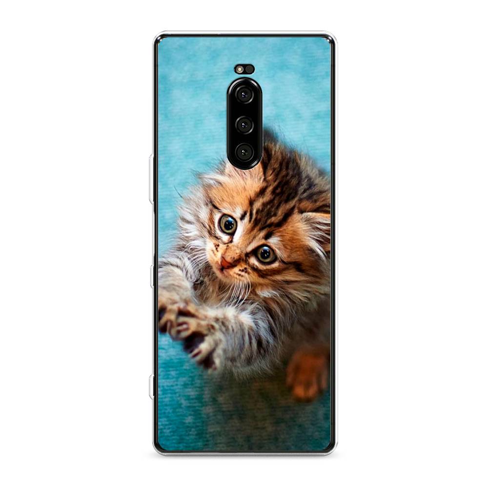 

Чехол Awog на Sony Xperia 1/XZ4 "Котенок просит есть", Разноцветный, 54250-2