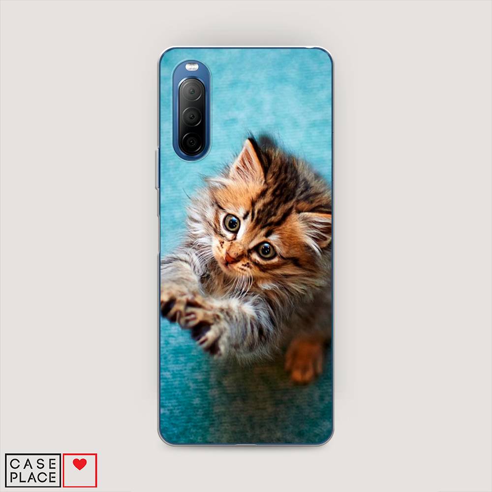 

Чехол Awog на Sony Xperia 10 II "Котенок просит есть", Разноцветный, 54650-2