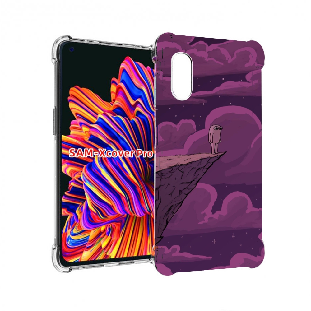 

Чехол MyPads розовая-фасолька для Samsung Galaxy Xcover Pro 1, Прозрачный, Tocco