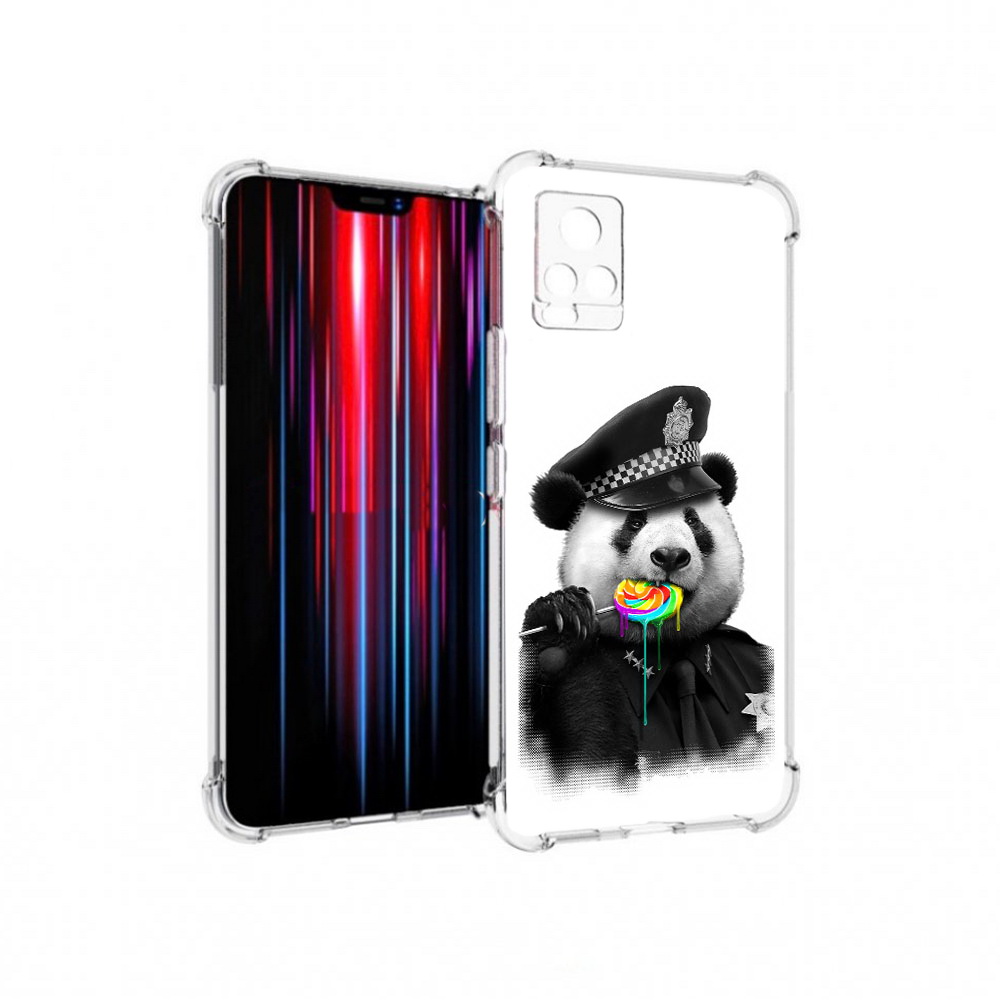 

Чехол MyPads Tocco для Vivo V20 PRO Панда полиция (PT226964.386.130), Прозрачный, Tocco