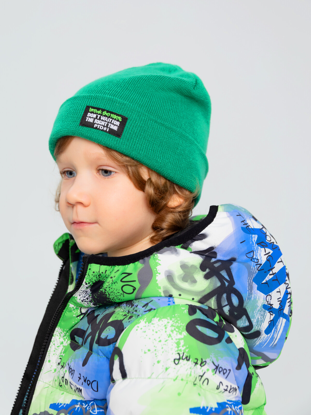

Шапка детская PlayToday Kids 12312263, зеленый, 50, 12312263