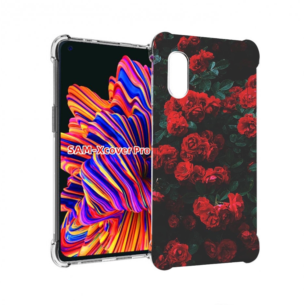 

Чехол MyPads розы-в-листьях для Samsung Galaxy Xcover Pro 1, Прозрачный, Tocco