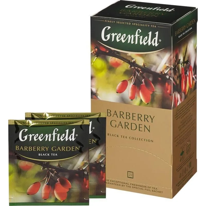 

Чай Greenfield Индийский Barberry Garden, 25пак, 0710-10