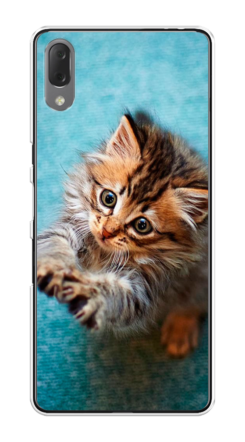 

Чехол Awog на Sony Xperia L3 "Котенок просит есть", Разноцветный, 54450-2