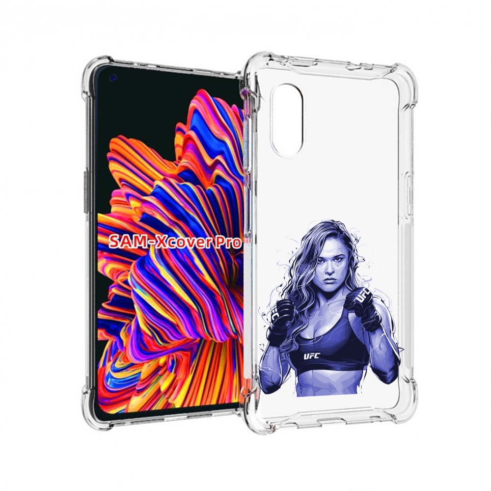 

Чехол MyPads ронда-роузи-юфс для Samsung Galaxy Xcover Pro 1, Прозрачный, Tocco