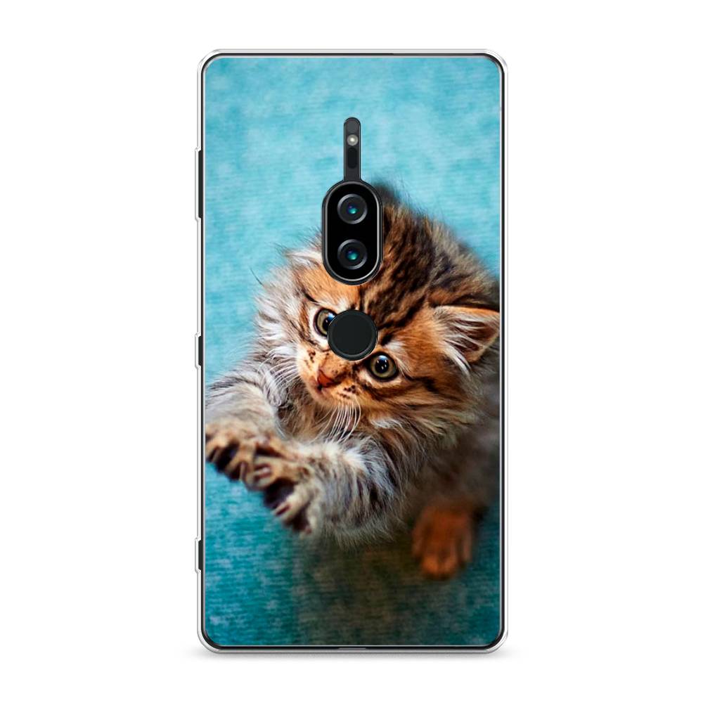 

Силиконовый чехол "Котенок просит есть" на Sony Xperia XZ2 Premium, 53350-2