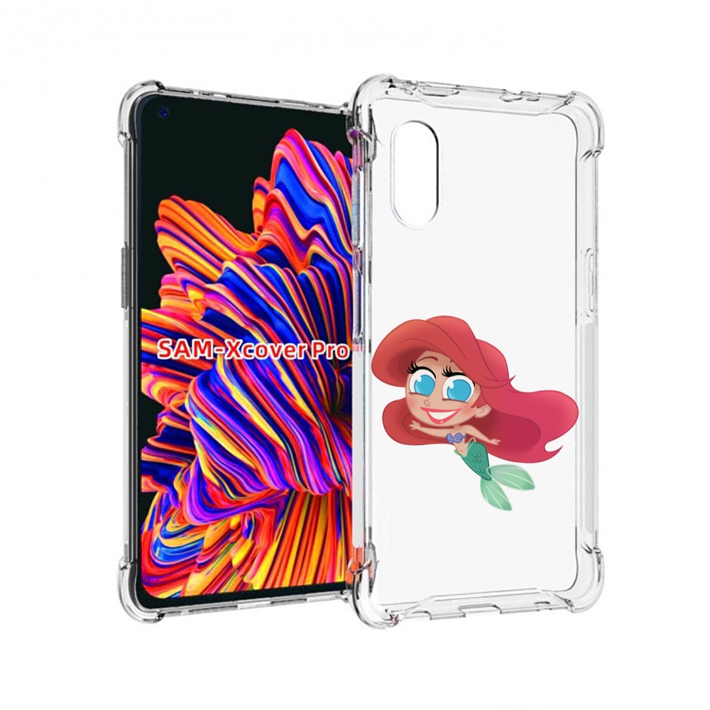 

Чехол MyPads русалка-мулатка для Samsung Galaxy Xcover Pro 1, Прозрачный, Tocco