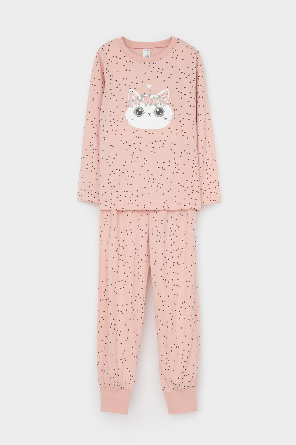 

Пижама детская CROCKID К 1512, розовый, 98, К 1512