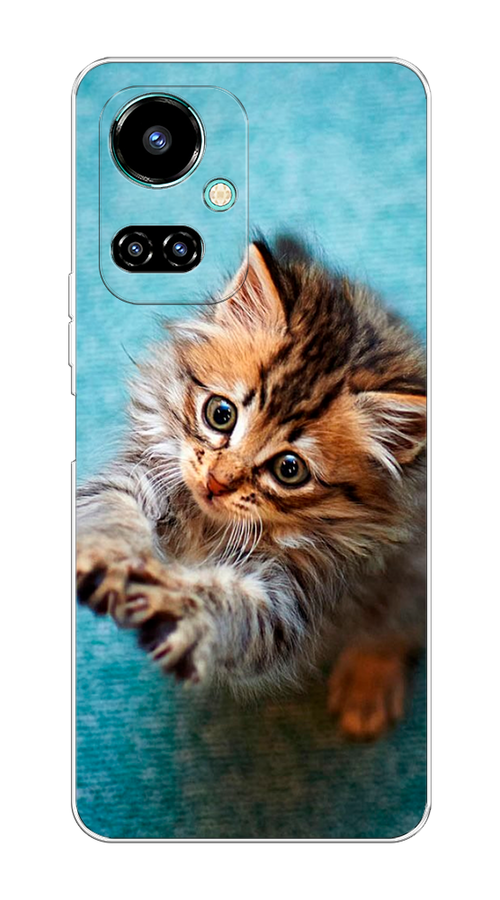 

Чехол Awog на Tecno Camon 19/19 Pro 4G "Котенок просит есть", Разноцветный, 302250-2