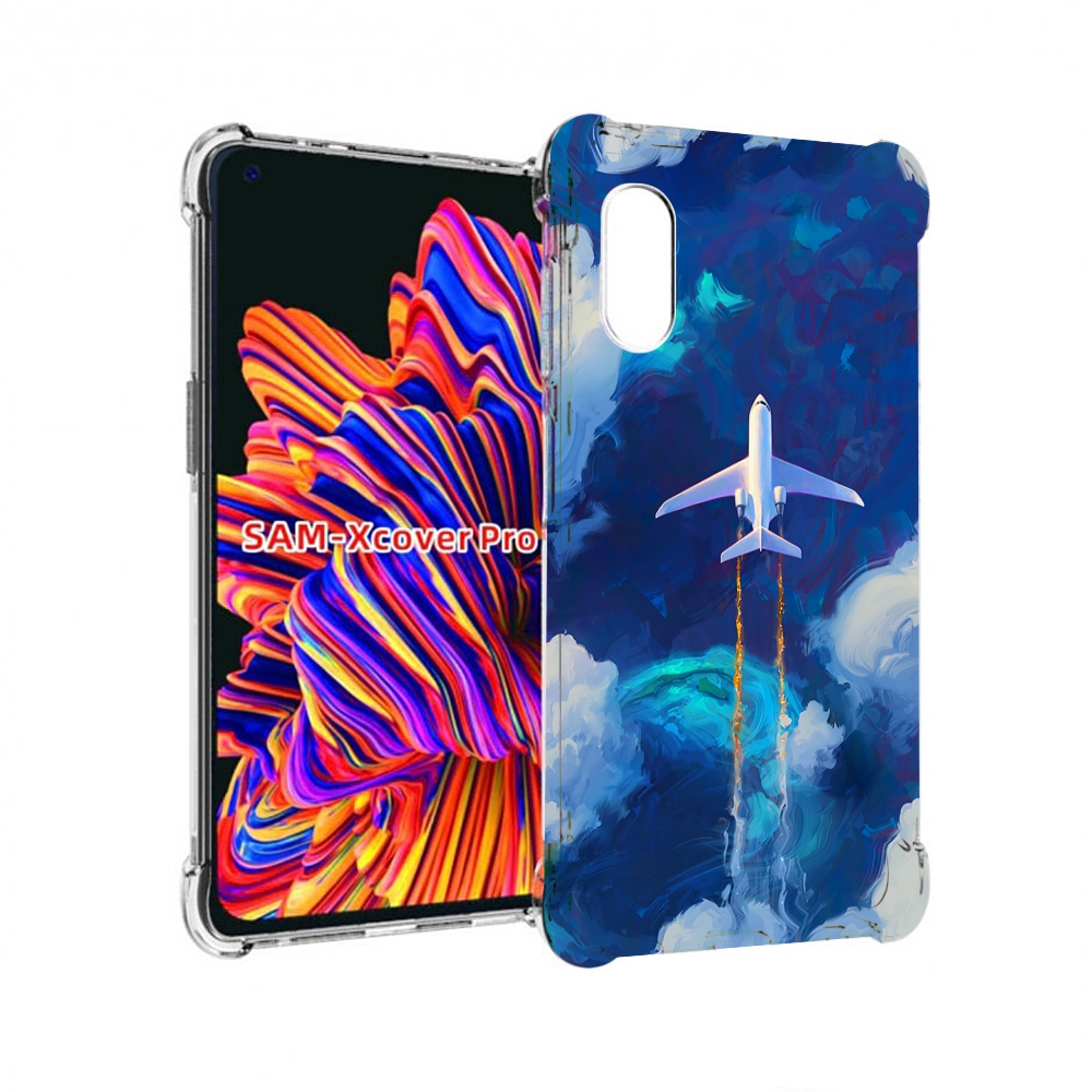 

Чехол MyPads самолет-в-небе-рисунок для Samsung Galaxy Xcover Pro 1, Прозрачный, Tocco