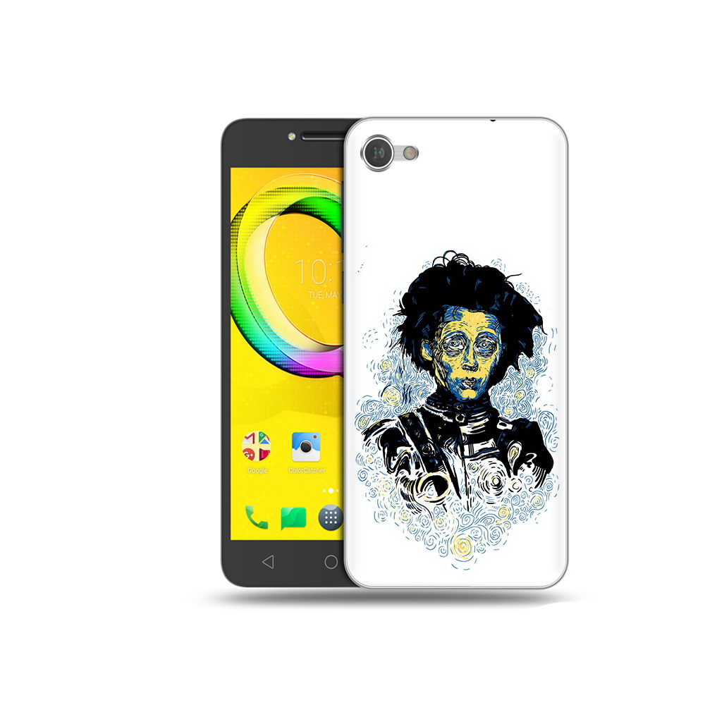 

Чехол MyPads Tocco для Alcatel A5 парень черно-белый абстракция (PT67387.664.535), Прозрачный, Tocco