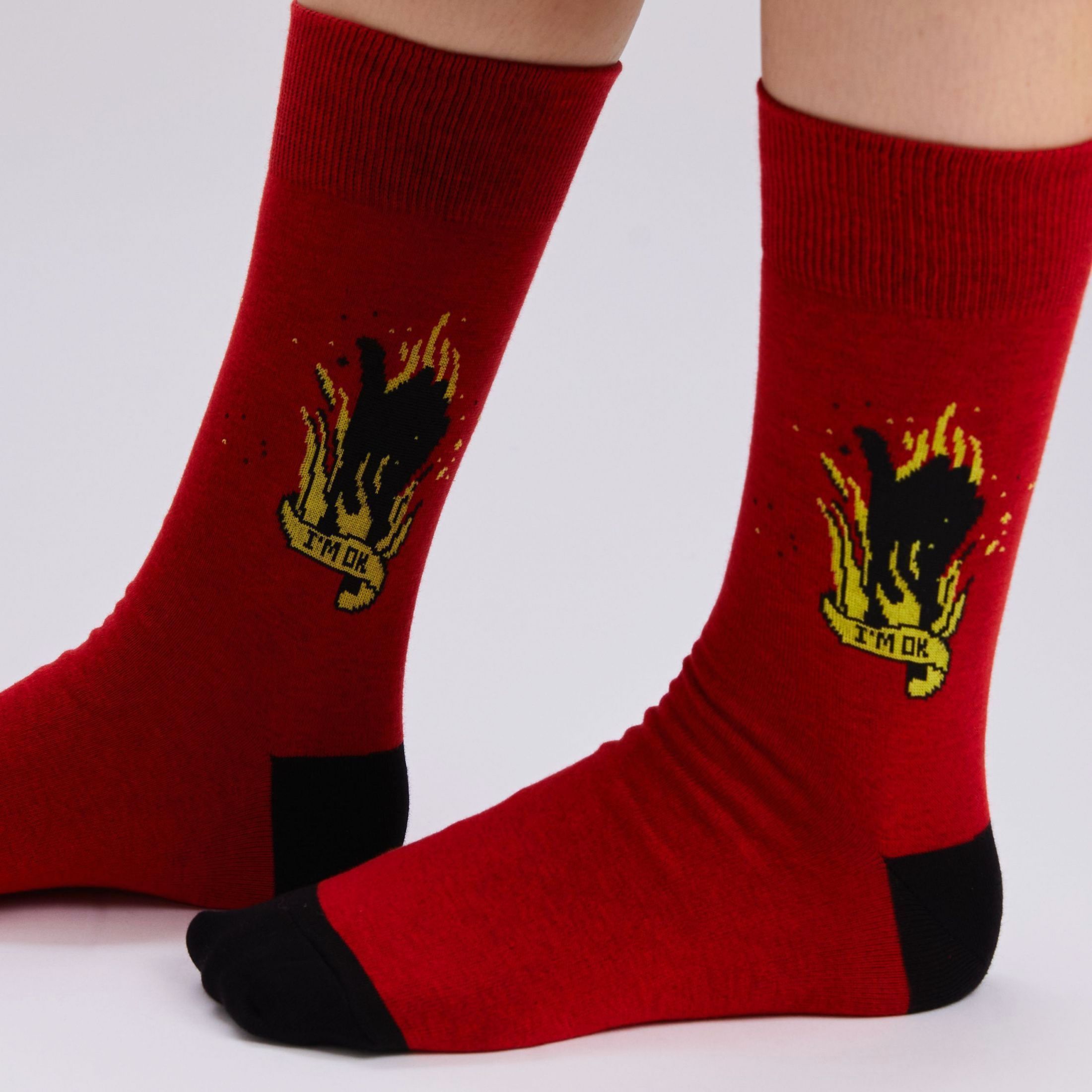

Носки унисекс St. Friday Socks 2323-1335-11/19/08 красные, Красный, 2323-1335-11/19/08