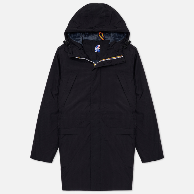 Мужская куртка парка K-Way Remi Ripstop Marmotta чёрный, Размер XL