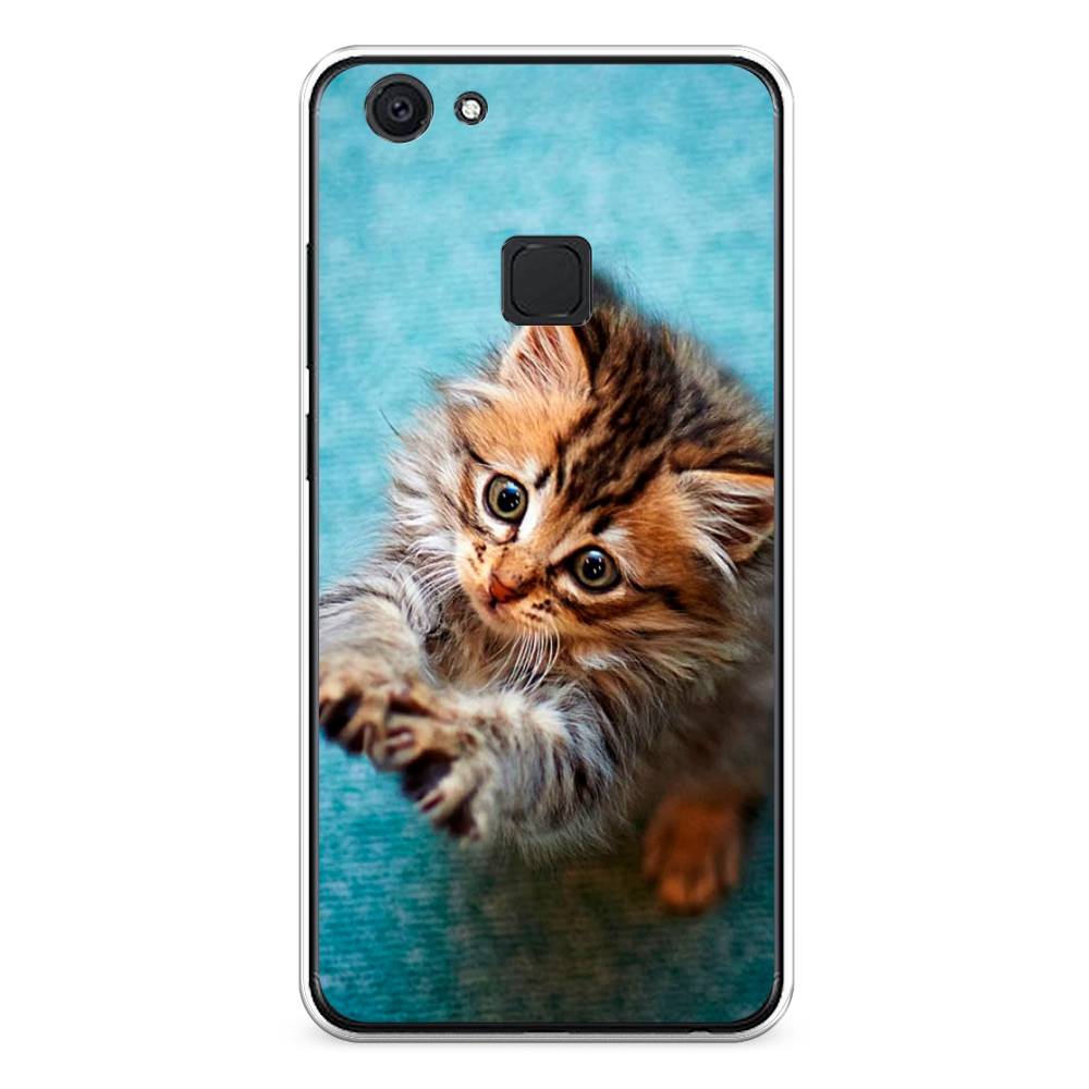 

Чехол Awog на Vivo V7 "Котенок просит есть", Разноцветный, 260450-2