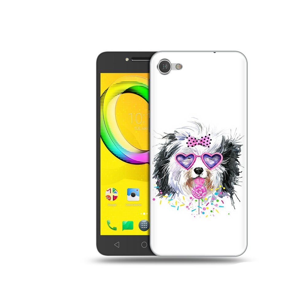 

Чехол MyPads Tocco для Alcatel A5 пушистик (PT67387.664.559), Прозрачный, Tocco