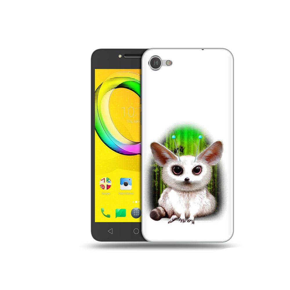 

Чехол MyPads Tocco для Alcatel A5 пушистое животное (PT67387.664.560), Прозрачный, Tocco