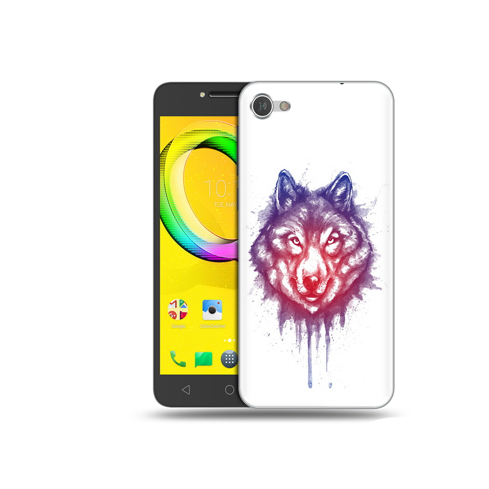 

Чехол MyPads Tocco для Alcatel A5 пушистый волк (PT67387.664.561), Прозрачный, Tocco