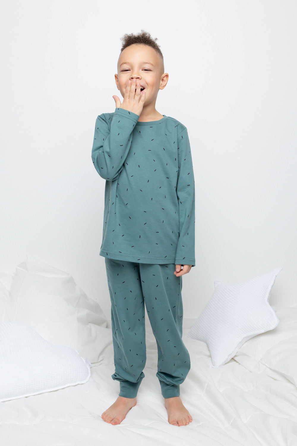 

Пижама детская CROCKID К 1512, зеленый, 98, К 1512