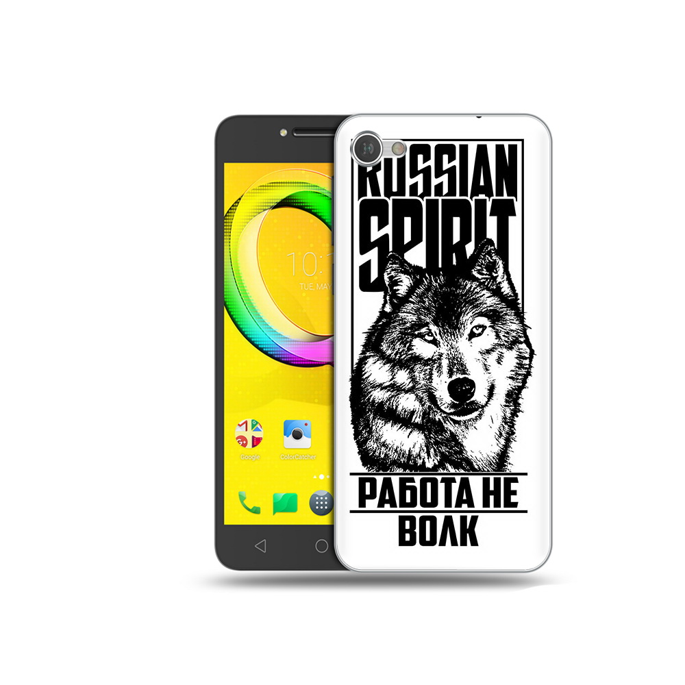 

Чехол MyPads Tocco для Alcatel A5 работа не волк (PT67387.664.564), Прозрачный, Tocco