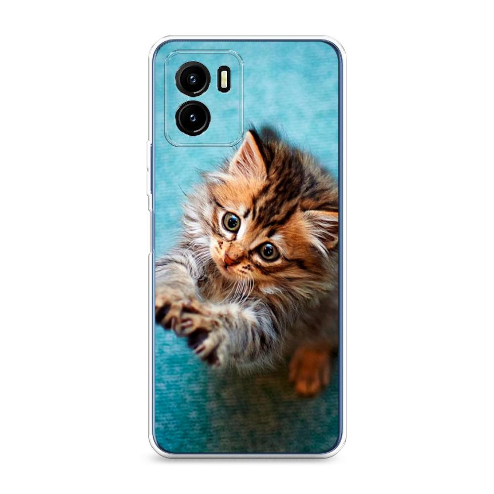 

Чехол Awog на Vivo Y15s "Котенок просит есть", Разноцветный, 265650-2