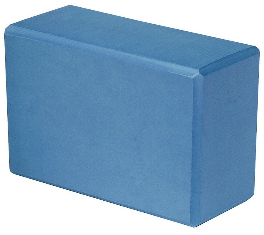 Блок для йоги Atemi AYB02 22,8x15,2x7,6 см, голубой
