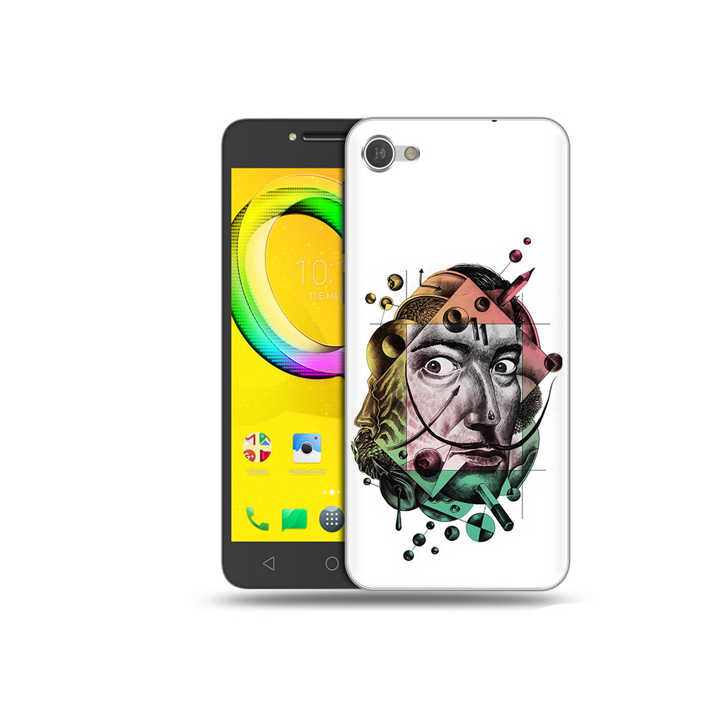 

Чехол MyPads Tocco для Alcatel A5 разноцветное лицо абстракция (PT67387.664.570), Прозрачный, Tocco