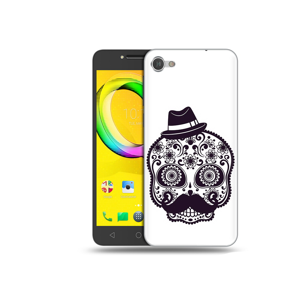 

Чехол MyPads Tocco для Alcatel A5 разрисованный скелет (PT67387.664.575), Прозрачный, Tocco