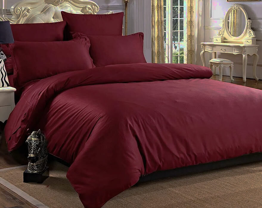 

Пододеяльник Maktex из сатина 240 х 260 Бордо, Красный, Пододеяльники из сатина 125